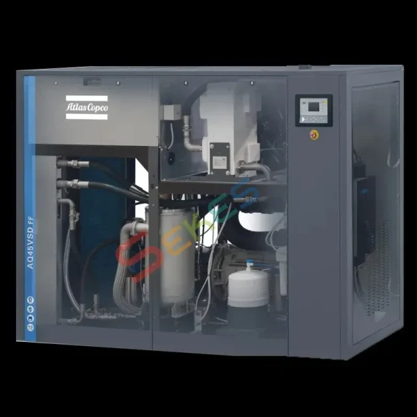 Atlas Copco AQ 45 VSD FF Compressor Internal