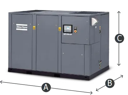 Dimensions GR 110-200 (FF)