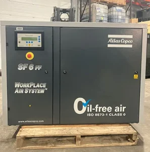 Atlas Copco SF 1-6 / SF⁺ 2-22 Oil-free Scroll Compressors