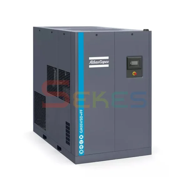 ضاغط الهواء Atlas Copco GA 55 VSD+ FF (الجزء الأمامي)