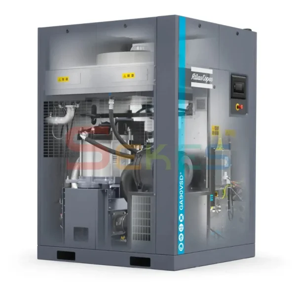 المكونات الداخلية لضاغط الهواء Atlas Copco GA 90 VSD+ المكونات الداخلية لضاغط الهواء Atlas Copco GA 90 VSD+