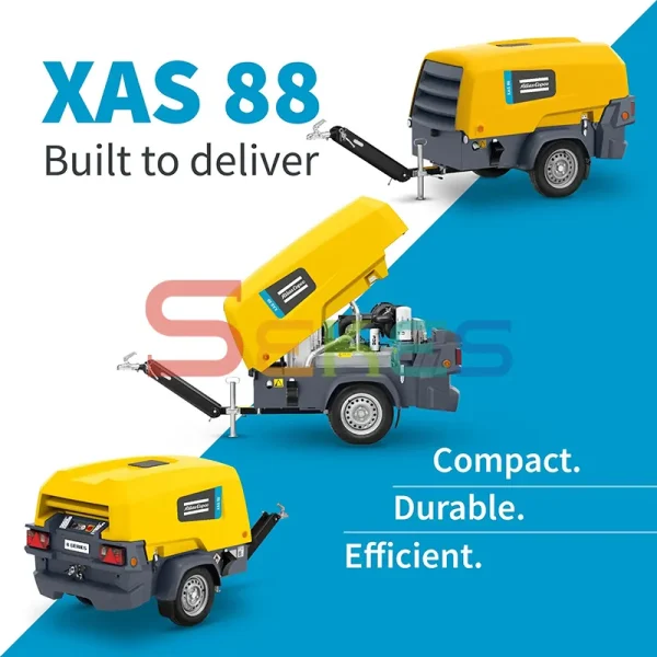 ضاغط الهواء المتنقل Atlas Copco XAS 88 (4) ضاغط الهواء المتنقل Atlas Copco XAS 88 (4)